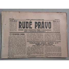 Rudé právo (4.12.1926) - ročník VII. - staré noviny - Ústřední orgán KSČ [komunisté, komunismus]