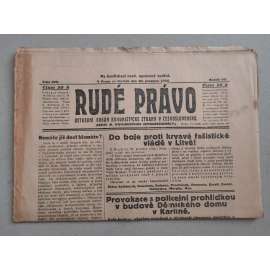 Rudé právo (30.12.1926) - ročník VII. - staré noviny - Ústřední orgán KSČ [komunisté, komunismus]