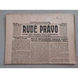 Rudé právo (11.11.1926) - ročník VII. - staré noviny - Ústřední orgán KSČ [komunisté, komunismus]