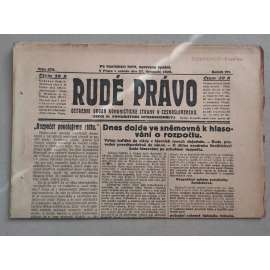 Rudé právo (27.11.1926) - ročník VII. - staré noviny - Ústřední orgán KSČ [komunisté, komunismus]