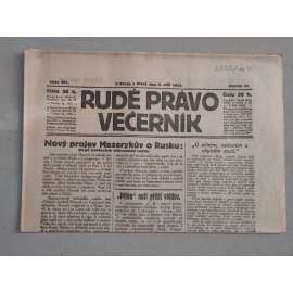 Rudé právo Večerník (5.9.1922) - ročník III. - staré noviny - [komunisté, komunismus]