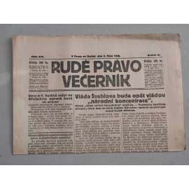 Rudé právo Večerník (5.10.1922) - ročník III. - staré noviny - [komunisté, komunismus]