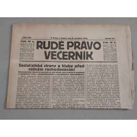 Rudé právo Večerník (9.12.1922) - ročník III. - staré noviny - [komunisté, komunismus]