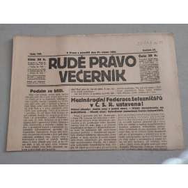 Rudé právo Večerník (21.8.1922) - ročník III. - staré noviny - [komunisté, komunismus]