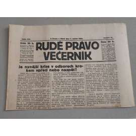 Rudé právo Večerník (1.8.1922) - ročník III. - staré noviny - [komunisté, komunismus]