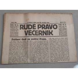 Rudé právo Večerník (28.7.1922) - ročník III. - staré noviny - [komunisté, komunismus]