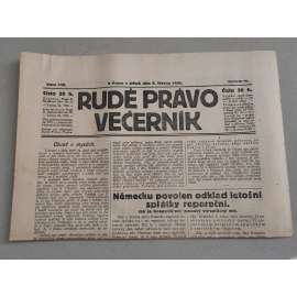 Rudé právo Večerník (2.6.1922) - ročník III. - staré noviny - [komunisté, komunismus]