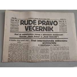 Rudé právo Večerník (15.4.1922) - ročník III. - staré noviny - [komunisté, komunismus]