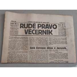 Rudé právo Večerník (10.4.1922) - ročník III. - staré noviny - [komunisté, komunismus]