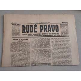 Rudé právo (9.11.1926) - ročník VII. - staré noviny - Ústřední orgán komunistické strany [komunisté, komunismus]