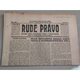 Rudé právo (11.11.1926) - ročník VII. - staré noviny - Ústřední orgán komunistické strany [komunisté, komunismus]