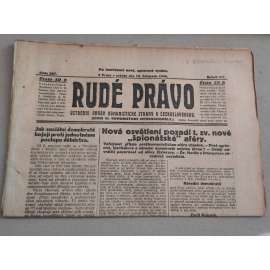 Rudé právo (13.11.1926) - ročník VII. - staré noviny - Ústřední orgán komunistické strany [komunisté, komunismus]