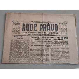 Rudé právo (18.11.1926) - ročník VII. - staré noviny - Ústřední orgán komunistické strany [komunisté, komunismus]