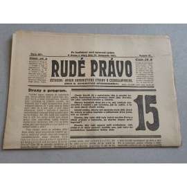 Rudé právo (10.11.1925) - ročník VI. - staré noviny - Ústřední orgán komunistické strany [komunisté, komunismus]