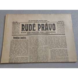 Rudé právo (18.11.1925) - ročník VI. - staré noviny - Ústřední orgán komunistické strany [komunisté, komunismus]