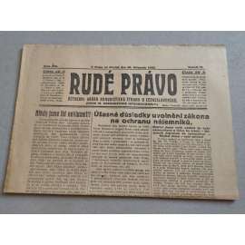 Rudé právo (26.11.1925) - ročník VI. - staré noviny - Ústřední orgán komunistické strany [komunisté, komunismus]