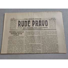 Rudé právo (27.11.1925) - ročník VI. - staré noviny - Ústřední orgán komunistické strany [komunisté, komunismus]