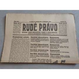 Rudé právo (5.11.1925) - ročník VI. - staré noviny - Ústřední orgán komunistické strany [komunisté, komunismus]