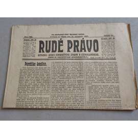 Rudé právo (18.11.1925) - ročník VI. - staré noviny - Ústřední orgán komunistické strany [komunisté, komunismus]