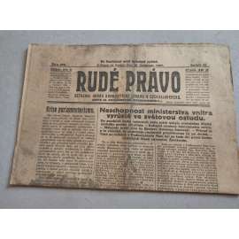 Rudé právo (19.11.1925) - ročník VI. - staré noviny - Ústřední orgán komunistické strany [komunisté, komunismus]