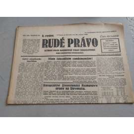 Rudé právo (30.8.1928) - ročník IX. - staré noviny - Ústřední orgán komunistické strany [komunisté, komunismus]