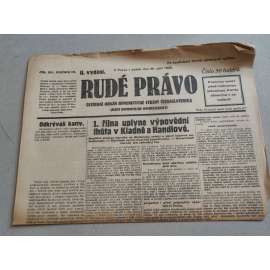 Rudé právo (28.9.1928) - ročník IX. - staré noviny - Ústřední orgán komunistické strany [komunisté, komunismus]