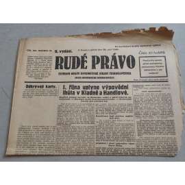 Rudé právo (28.9.1928) - ročník IX. - staré noviny - Ústřední orgán komunistické strany [komunisté, komunismus]