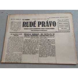 Rudé právo (3.8.1928) - ročník IX. - staré noviny - Ústřední orgán komunistické strany [komunisté, komunismus]