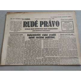 Rudé právo (19.8.1928) - ročník IX. - staré noviny - Ústřední orgán komunistické strany [komunisté, komunismus]