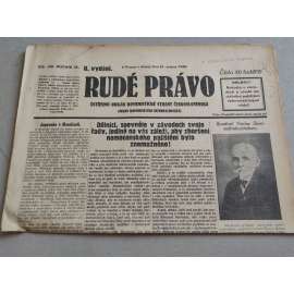 Rudé právo (21.8.1928) - ročník IX. - staré noviny - Ústřední orgán komunistické strany [komunisté, komunismus]