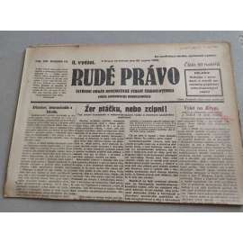 Rudé právo (22.8.1928) - ročník IX. - staré noviny - Ústřední orgán komunistické strany [komunisté, komunismus]