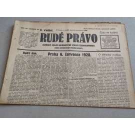 Rudé právo (8.7.1928) - ročník IX. - staré noviny - Ústřední orgán komunistické strany [komunisté, komunismus]