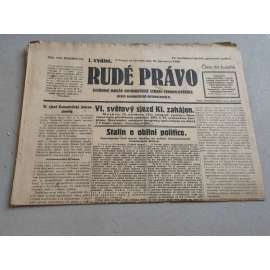 Rudé právo (19.7.1928) - ročník IX. - staré noviny - Ústřední orgán komunistické strany [komunisté, komunismus]