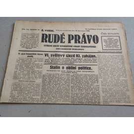 Rudé právo (19.7.1928) - ročník IX. - staré noviny - Ústřední orgán komunistické strany [komunisté, komunismus]