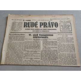 Rudé právo (22.7.1928) - ročník IX. - staré noviny - Ústřední orgán komunistické strany [komunisté, komunismus]