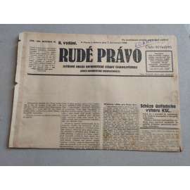 Rudé právo (7.7.1928) - ročník IX. - staré noviny - Ústřední orgán komunistické strany [komunisté, komunismus]