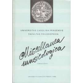 Miscellanea Musicologica XXXII./1988