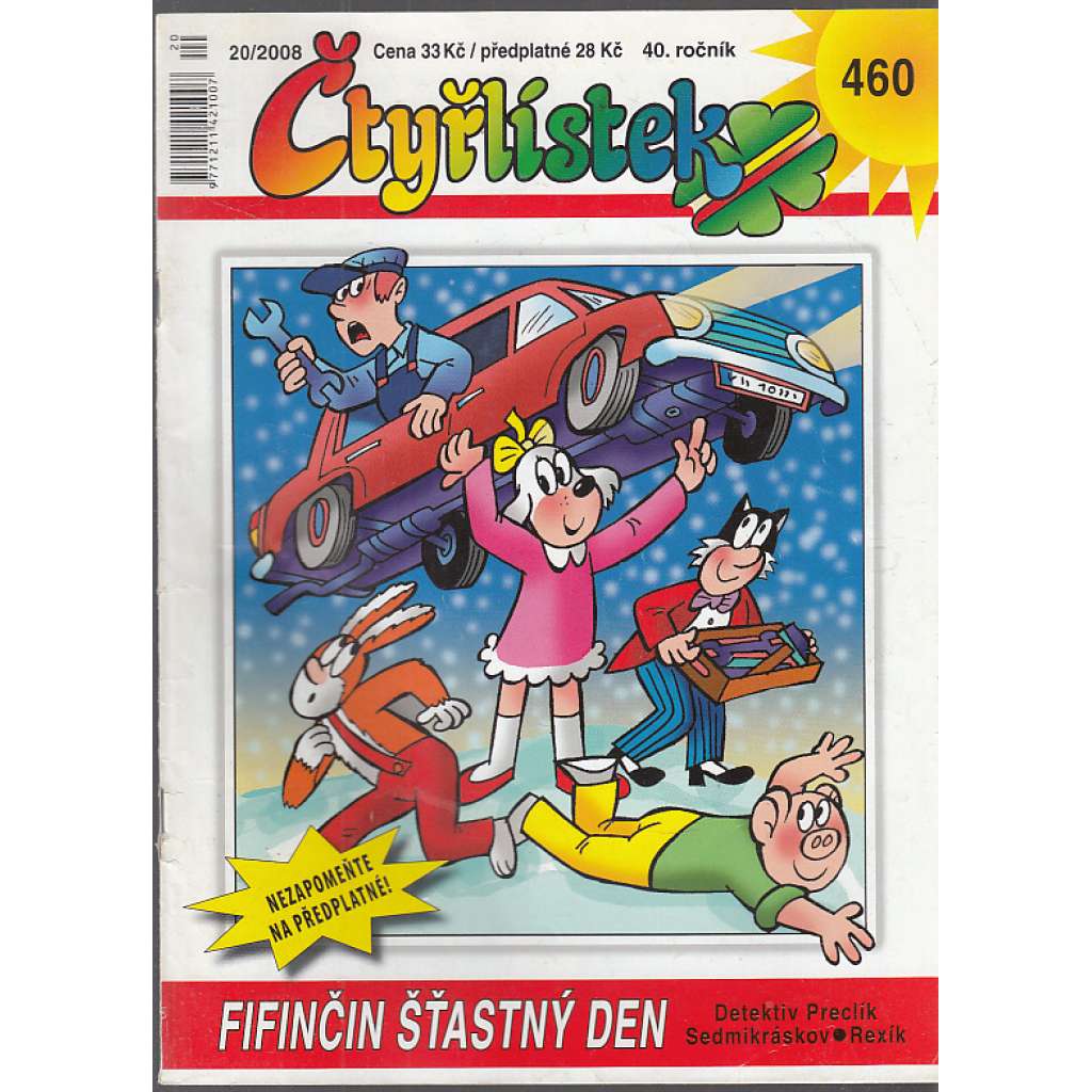 Čtyřlístek, č. 460 - Fifinčin šťastný den