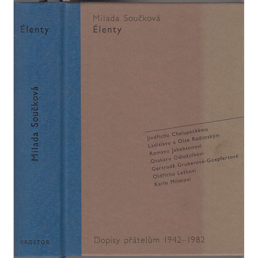 Élenty - Dopisy přátelům 1942-1982