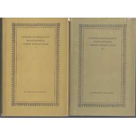Deník spisovatele I. a II. (2 svazky, DOSTOJEVSKIJ, ed. Knihovna klasiků)