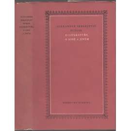O literatuře, o sobě a jiném [Puškin, výbor prozy a statí o literatuře; ed. Knihovna klasiků]