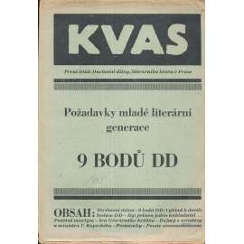 Kvas. Požadavky mladé literární generace