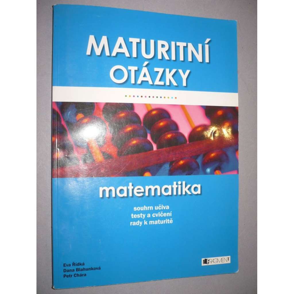 Maturitní otázky -  matematika