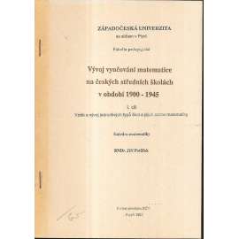 Vývoj vyučování matematice...I.