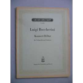 Konzert B-Dur - koncert pro violoncello a orchestr (výtah pro cello a klavír) Boccherini