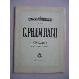 Konzert A moll-A minor-La mineur (koncert pro violoncello a klavír) Carl Philipp Emanuel Bach