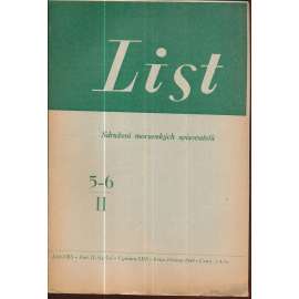 List, ročník II./č.5-6 (1948), časopis