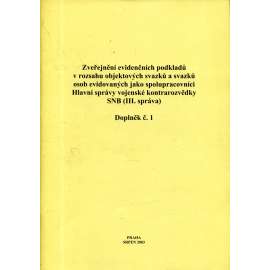 Zveřejnění evidenčních podkladů v rozsahu objektových...(III. správa)