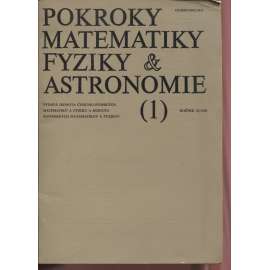 Pokroky matematiky, fyziky a astronomie, ročník 35(1990), číslo 1.