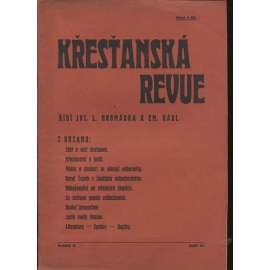 Křesťanská revue, ročník II., sešit 10/1929